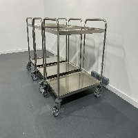 Abovo Set of 3 Trolley ( 2 shelves ; 800 x 500 x 960mm ) Carts, Racking, and Shelving image 0
